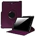 Fintie Samsung Galaxy Tab S3 9.7 Case, Premium PU Leather 360 Degree Swivel Stand Cover with S Pen Protective Holder Auto Sleep / Wake for Tab S3 9.7 (SM-T820 / T825 / T827) 2017 Release, Purple