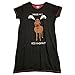 Lazy One Women's Moose Kiss Goodnight V-Neck Nightshirt