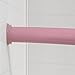 Carnation Home Fashions Adjustable 41-to-76-Inch Steel Shower Curtain Tension Rod, Tea Rose