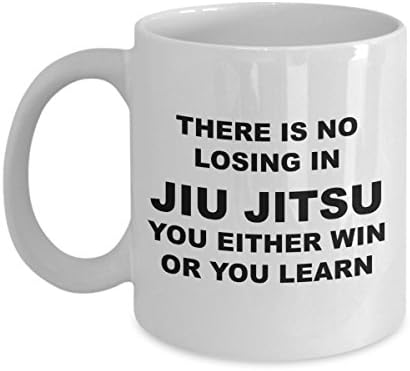 There is no Losing in Jiu Jitsu Coffee Mug BJJ Mugs MMA