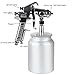 High Pressure Spray Gun with 1000cc Cup, 2.5mm Nozzle, Sliver