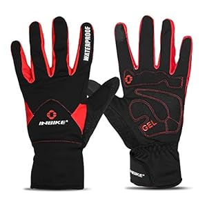INBIKE Men’s Winter Cold Weather Thermal Windproof Gel Bike Gloves