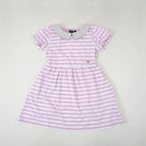 Amazon べべ Bebe 天竺ボーダーワンピース ピンク系 100cm ワンピース チュニック 通販