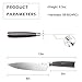 Fubosi Chef Knife, Kitchen Knives 8 Inch Stainless Steel Full Tang Blade with Ergonomic Handle Storage Case Razor Sharp No Rust Best Choice for Home Kitchen and Restaurant (8 Inch Chef Knife 2)