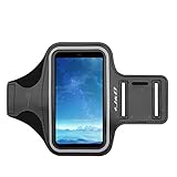 J&D Armband Compatible for LG V30S Armband/LG V30S ThinQ Armband/V30 Armband/V30 Plus Armband, Sports Armband with Key holder Slot for LG V30 Running Armband, Perfect Earphone Connection while Workout