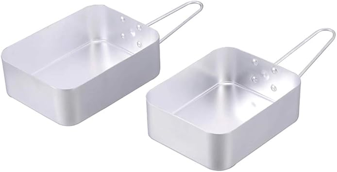 Amazon Co Jp Milicamp Outdoor Cookware Aluminum Female Soldier Cookware Camp Portable Dinnerware Set 2 Pairs Sports