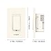 Koogeek Smart WiFi Light Switch for Apple HomeKit with Siri Remote on 2.4Ghz Network, No Hub Required, Single Pole (Require Neutral Wire)