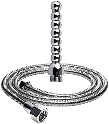 Adamlover Metal Enema Kit W/ 5ft Handheld Shower Hose for Douche Colonic Cleanse Kit (Gourd)
