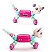 Magic Animal Twisty Bracelet Beads Cute Pets Transformable Collectible Bracelet Children's Pre-Kindergarten Magical Animal Twist Bracelet DIY Toys Set, Birthday for Kids,Girls (Unicorn)