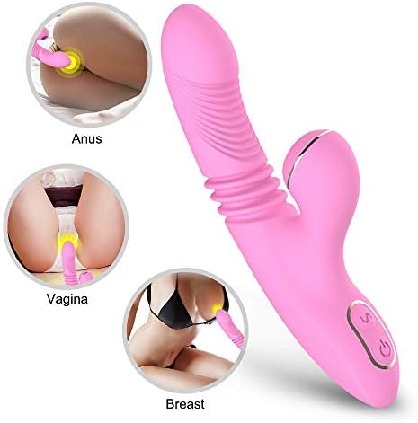 Aricoer Rabbit Sucking Texture Design Strong Motor Female Tools Best Gift for Your Honey(Pink)