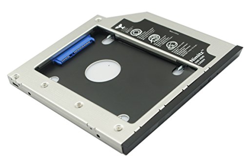 Nimitz 2nd HDD SSD Hard Drive Caddy for Dell Latitude E4300 E4310 with Original Bezel