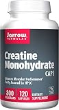 Jarrow Formulas Creatine Monohydrate Caps, Sports Nutrition, 800 mg, 120 Caps