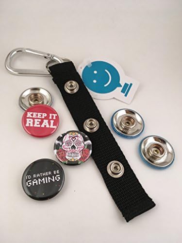 ChattySnaps Gift Pack Black Gamer Tales Accessory with 3 Snaps Buttons