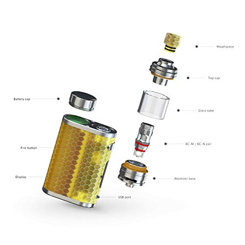 SC Eleaf iStick Pico Resin Kit inkl. Melo 4 D22 (2 ml) 2500mAh E-Zigarette E-Shisha Starterset (nikotinfrei) (bernstein) – Bild 4