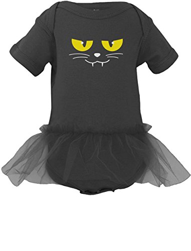 Halloween Cat Face Easy Costume for Baby Boy / Girl Cute Baby Girl Tutu Bodysuit