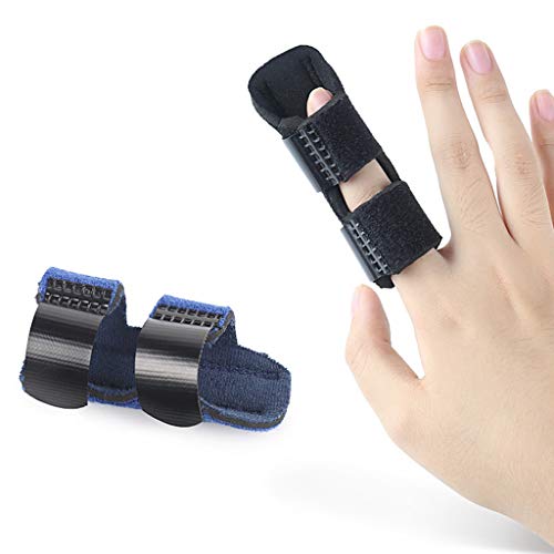 MILIMIEYIK Trigger Finger Splint, Support Brace for Straightening Curved, Bent, Locked and Stenosing Tenosynovitis Hands Black - Thumbnail 7