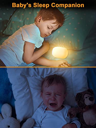 Night Light for Kids with Stable Charging Pad, AIRFACE Nursery Light ...