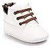 IOO Toddler Baby Boys Girls Snow Boots Easy On Warm Leather Sneakers Winter Flat Shoes (Infant/Toddler)