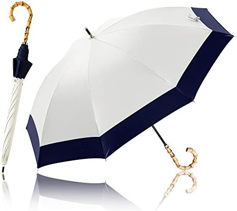 KIZAWA 日傘 2020年 長傘 完全遮光 UVカット 1級遮光 耐風 風に強い 撥水 軽量 晴雨兼用 ブランド 女性 レディース バンブー 持ち手 おしゃれ かわいい 母の日 敬老の日 ギフト 誕生日 プレゼント 20代 30代 40代 50代 8本骨