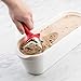 Tovolo Tilt Up Ice Cream Scoop, Ergonomically Balanced Handle, Chrome Plated, Dishwasher Safe, Candy Apple Red