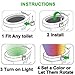 ROYFACC Rechargeable 16 Colors LED Toilet Light Motion Detection Bathroom Night Lights Sensitive Dusk to Dawn Lamp with Scented Piece