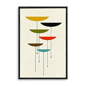 Framed Canvas Wall Art Abstract Colorful Canvas Prints Home Artwork Decoration for Living Room,Bedroom - 24x36 inches