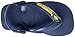 Havaianas Baby Brazil Logo Flip Flop Sandal, Navy Blue/Yellow, 6 M US Toddler