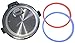 Instant Perrrt! | Silicone Sealing Ring | Sweet & Savory Edition | Instant Pot Pressure Cooker Accessory | Sealant for 5 Quart & 6 Quart InstaPot Models | BPA Free & Food-Safe | Red & Blue | 2 Pack