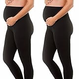 Stretch Maternity Leggings Seamless Solid Color Nursing Clothes Tights