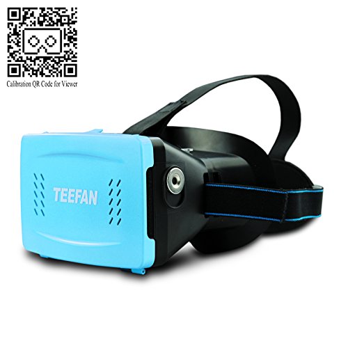 TEEFAN-Portable-Universal-Black-Plastic-Google-Cardboard-3D-Virtual-Reality-3D-VR-Headset-Video-Game-Movie-Glasses-for-Smartphone-iPhone-Samsung-Nexus-HTC-LG-with-Magnet-Adjustable-Pupil-Focal-Distanc