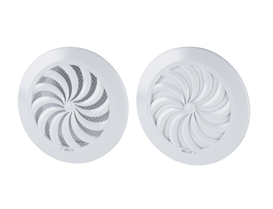 110mm Circular Air Vent with Adjustable Shutter and Mosquito Net/Mesh/Round Net T95a