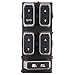 Power Window Switch Front Left Driver Side Switch Replacement fit for 2003-2008 Lincoln Town Car 5W1Z-14529-BA