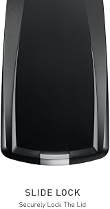 simplehuman 40 L Slim Pedal Bin Black – Waste Separation System view 4