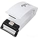 AOWA Mini White Heat Sealing Machine Impulse Sealer Seal Machine Poly Tubing Plastic Bag Battery Not Inclued