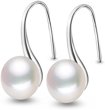 KOOZON Silver Pearl Earrings Fashion Jewelry for women
