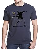 Banksy Flower Thrower T-Shirt