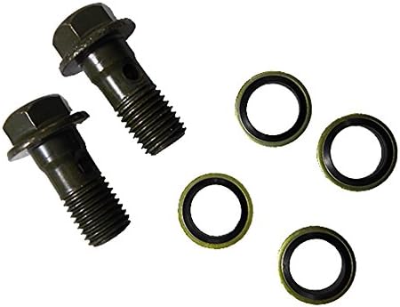 Motorcycle 10mm Hydraulic Disc Brake Banjo Bolts Kit for 50cc 70cc 90cc 110cc 125cc 150cc 200cc 250cc ATV Dirt Pocket Bike Go Kart Scooter