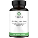 100% Pure White Kidney Bean Extract 1800mg Best Phase 2 Carb and Fat Blocker & Starch Intercept Supplement for Weight Loss (60 Count)