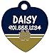 uDesignUSA Dame Pet Id Tag for Dogs & Cats Personalized w/Name & Number