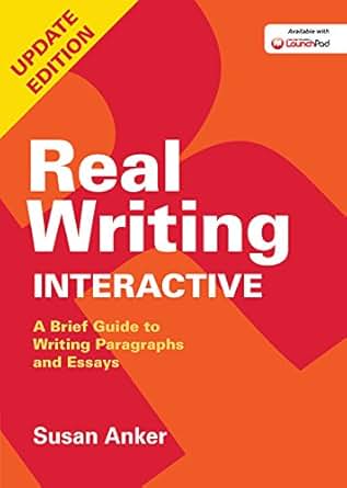 Term papers real writing susan anker image