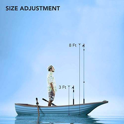 WindRider Boat Hooks for Docking telescoping Floating Double Grip