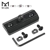 XAegis M-LOK Bipod Adapter, Harris Type Bipod Mount Fits on M-Lok System - Mlok Sling Stud - Includes 4 T-Nuts & 4 Screws and 1 Wrench (M-lok bipod Adapter)