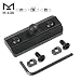 XAegis M-LOK Bipod Adapter, Harris Type Bipod Mount Fits on M-Lok System - Mlok Sling Stud - Includes 4 T-Nuts & 4 Screws and 1 Wrench (M-lok bipod Adapter)