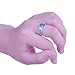 Junxin 925 Sterling Silver Wave Hollow Ring,Women and Man Wedding Engagement Promise Rings,Blue Cz rings to Show You Unlimited Beauty and Self confidence(Size 9)