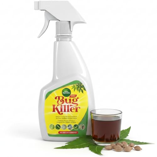 Parle Ropvatika 250ml Neem Oil Spray for Plants | Ready to Use House Plant Bug Killer | Organic Pest Control for Aphids, Mealybugs, Whiteflies & Fungal Infections | Natural Indoor & Outdoor Plant Care