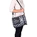 ArtBin 6804SA Yarn Drum, Portable Knitting & Crochet Storage, [1] Poly Canvas Tote Bag, Gray Print