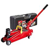 Torin Big Red Hydraulic Trolley Floor Jack with Carrying Case, 2 Ton Capacity