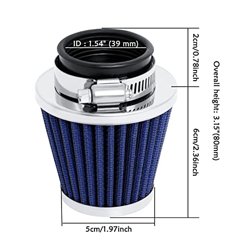 39mm Air Filter for Gy6 Moped Scooter ATV Dirt Bike Motorcycle 50cc