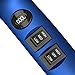 1875W BLUE Hair Dryer Negative Ionic Dryer with DC motor 2 Speeds & 3 Temperatures Settings With 3 Professional Attachments Lightweight Hair Blow Dryers
