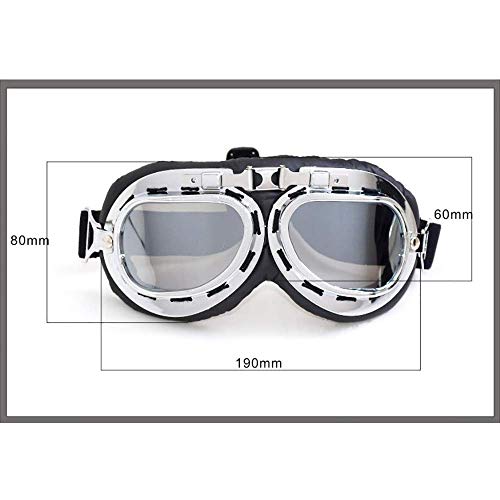 Peicees Vintage Aviator Hat and Goggles Costume Accessories Winter